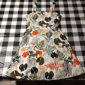 Monteau Linen Dress Size M